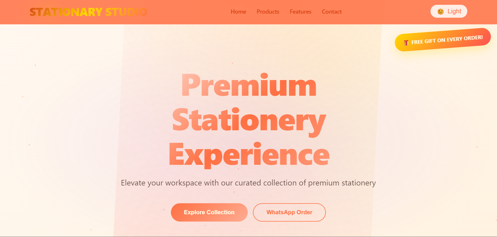 Stationary Studio retail site